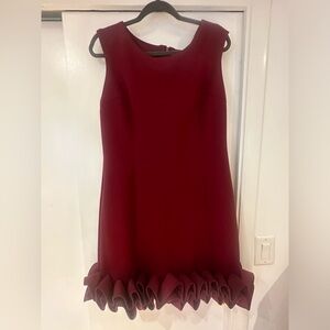 Ruffle detail dress